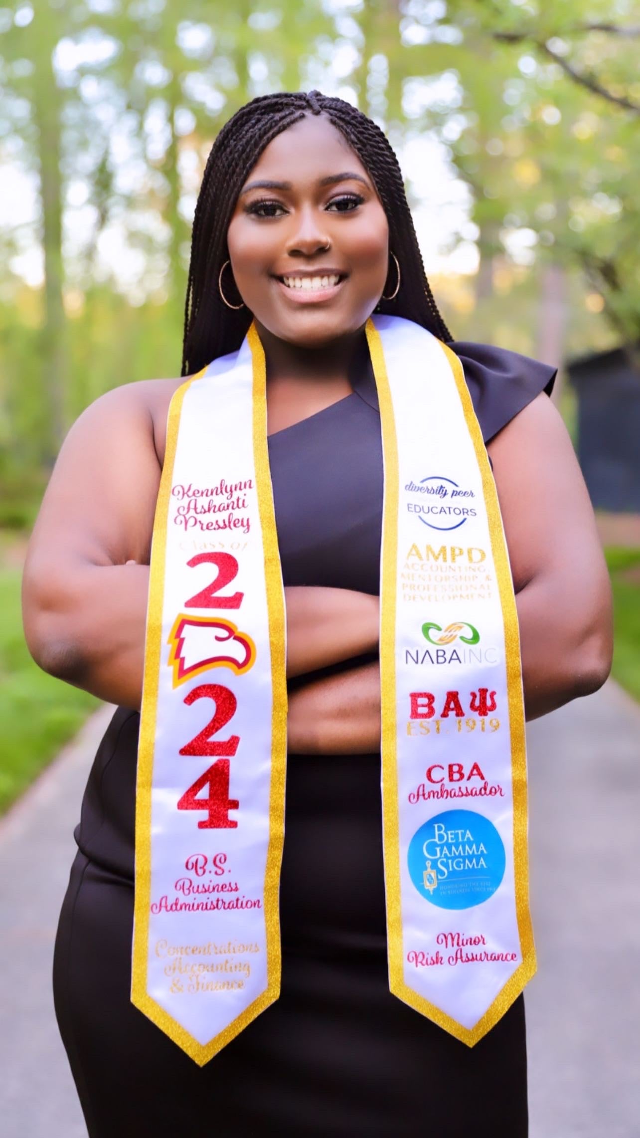 Fully Customized Graduation Stole