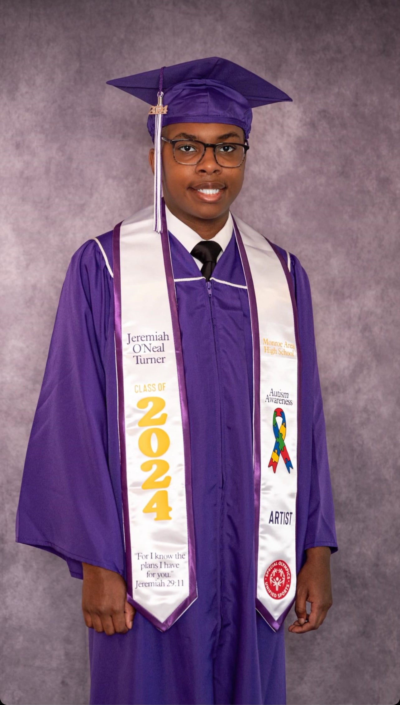 Fully Customized Graduation Stole