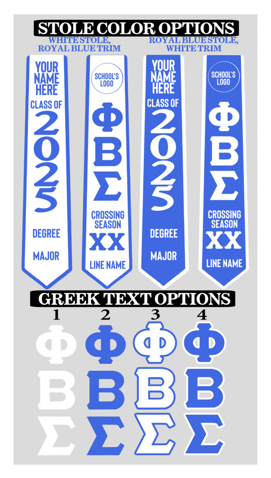 Phi Beta Sigma Fraternity, Inc. Stole