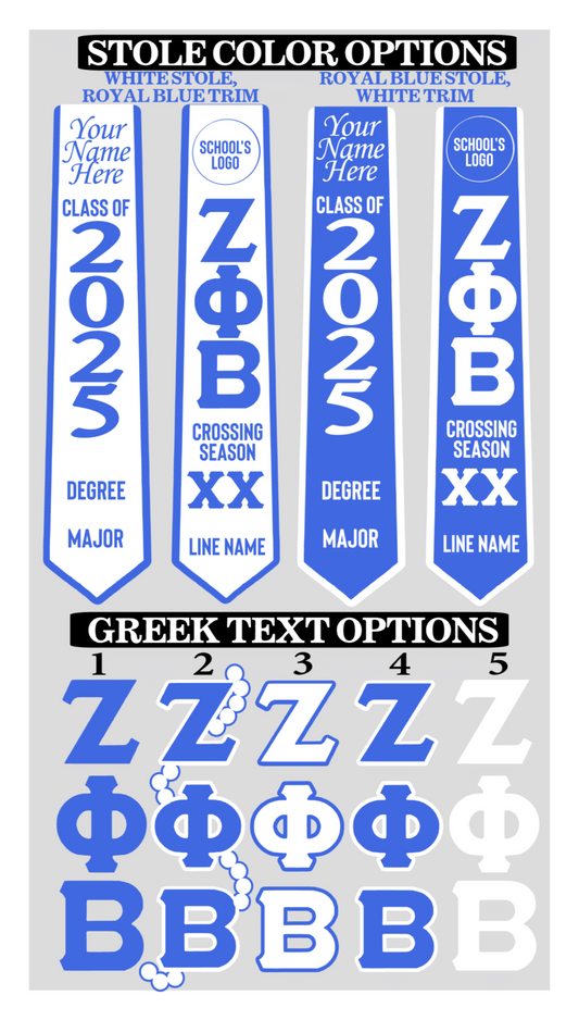 Zeta Phi Beta Sorority, Inc. Stole