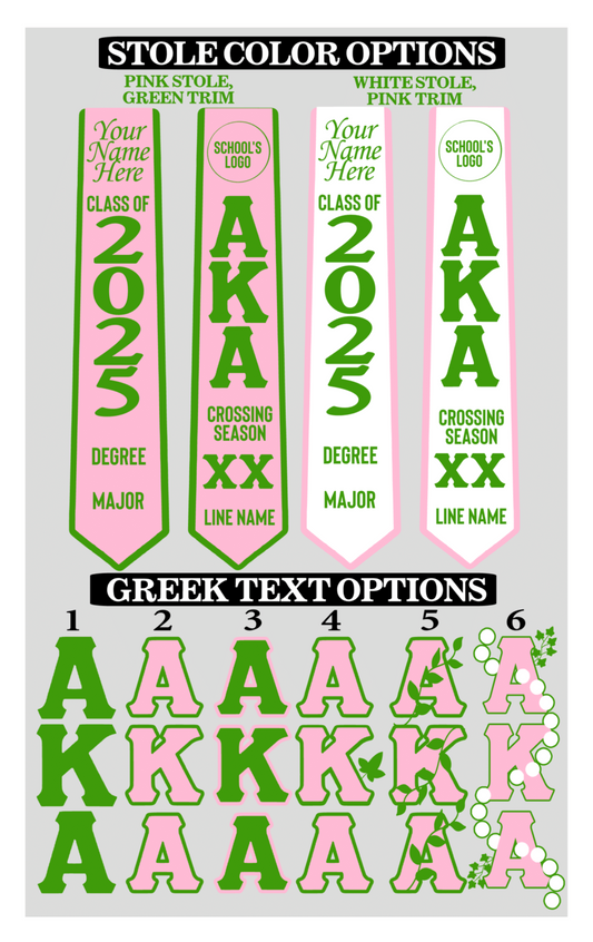 Alpha Kappa Alpha Sorority, Inc. Stole