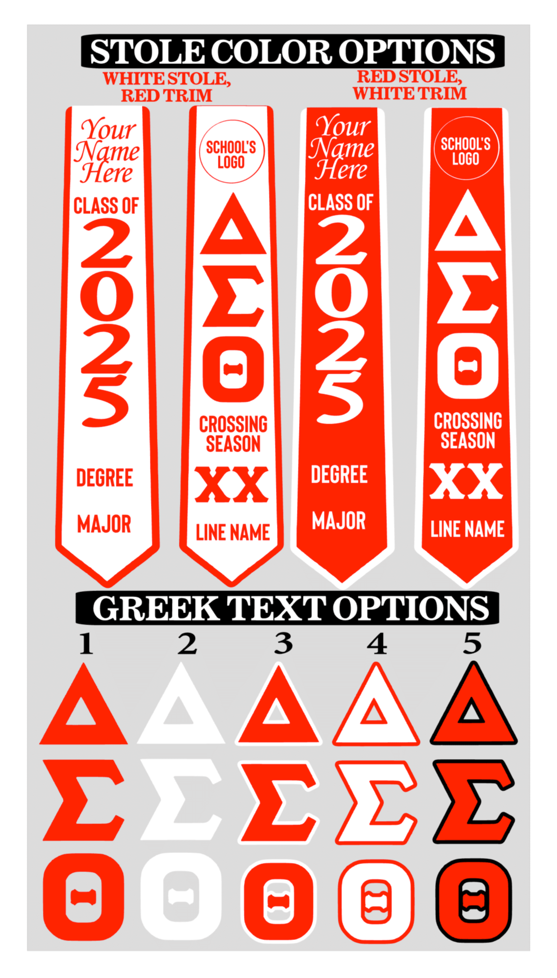 Delta Sigma Theta Sorority, Inc. Stole