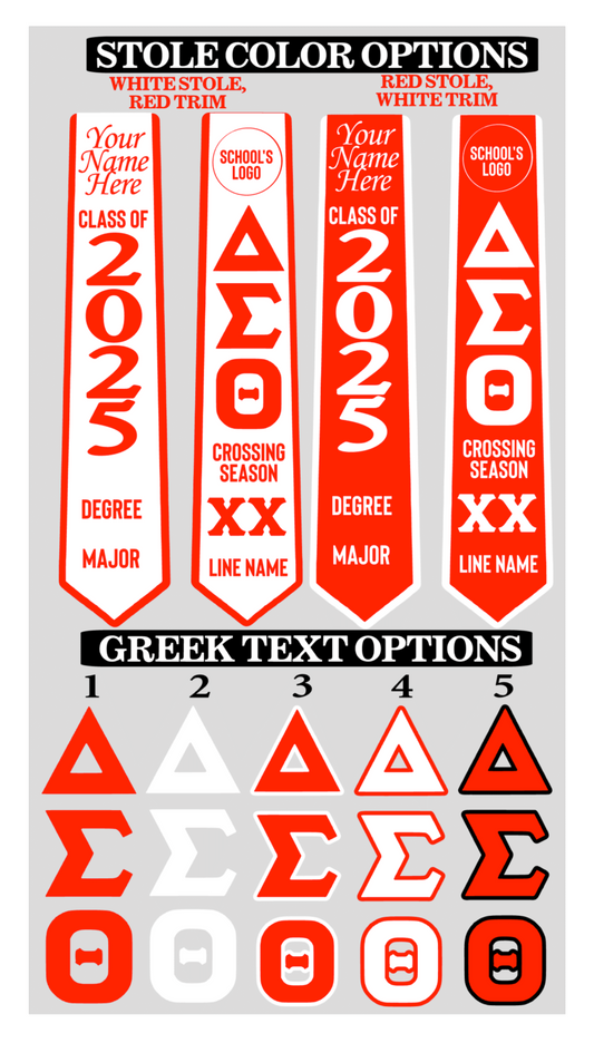 Delta Sigma Theta Sorority, Inc. Stole
