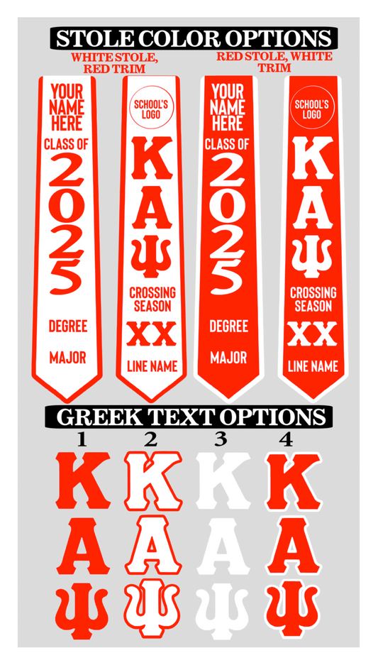 Kappa Alpha Psi Fraternity, Inc. Stole